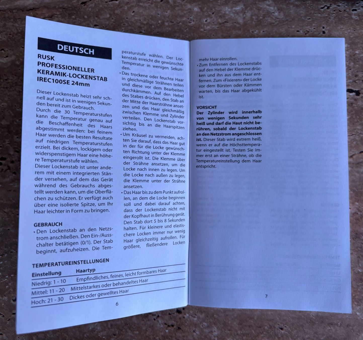 Piastre & Arricciacapelli: Lockenwickler von Rusk 24 mm – Nuovo (secondo la descrizione) da Dörflingen venduto da verena052 3