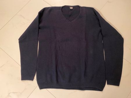 Naturaline V Pullover XXL, dunkelblau 100% Biobaumwolle Coop