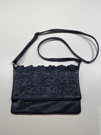 Hallhuber Handtasche schwarz Kunstleder