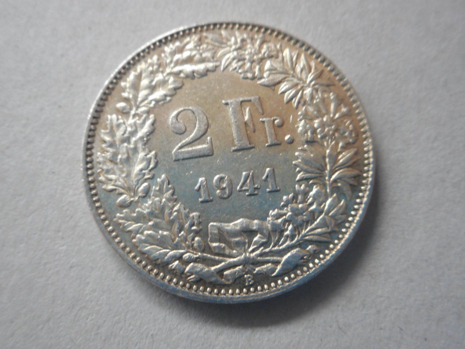 Alle Münzen: 2 Fr. 1941  silber  vorz – Gebraucht aus Kriegstetten von pizlad2010 1