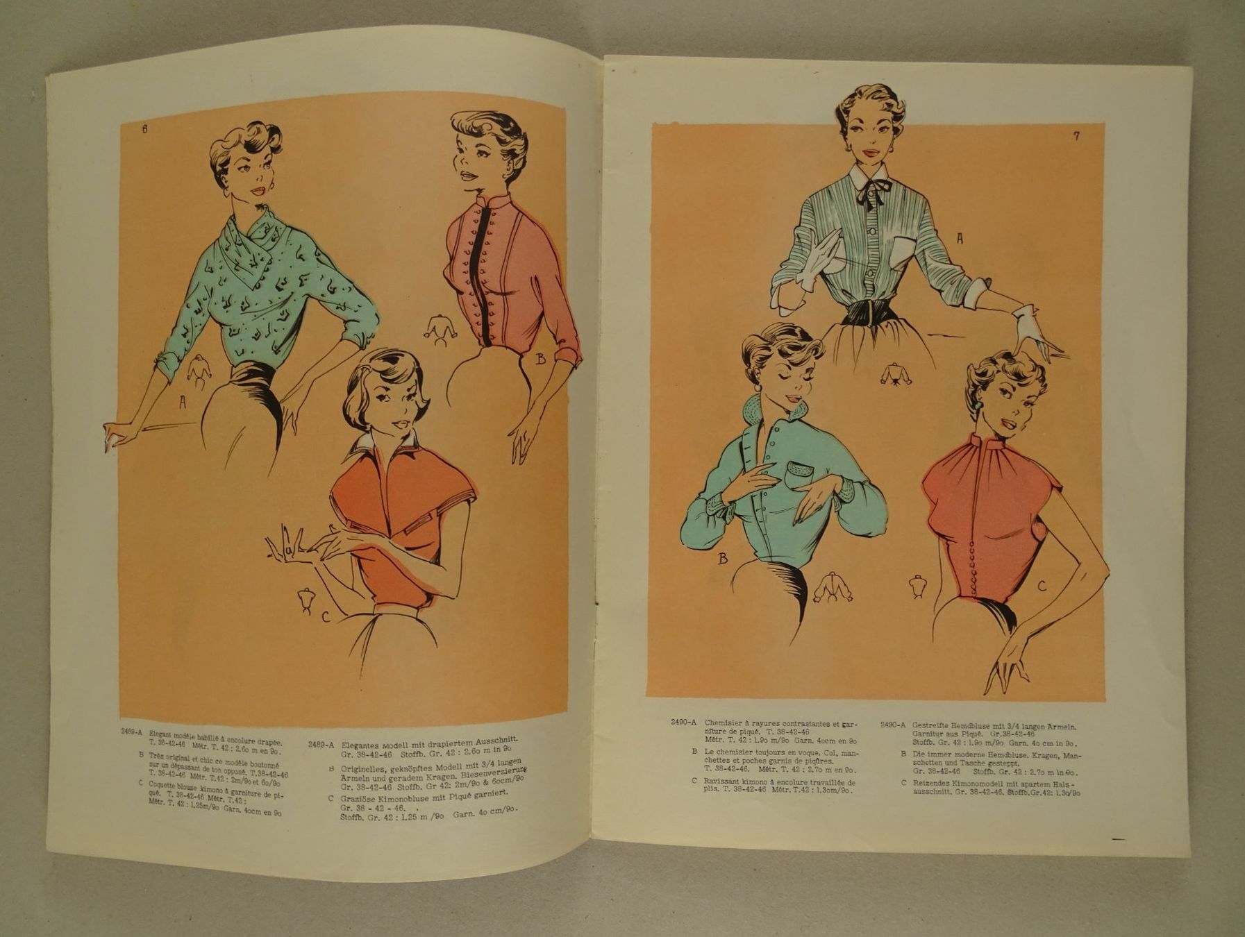 Livres: MODE, MODEZEITSCHRIFT JOLYMODE BLOUSES ET JUPES – D'occasion à Grüningen par Kartensammler 1