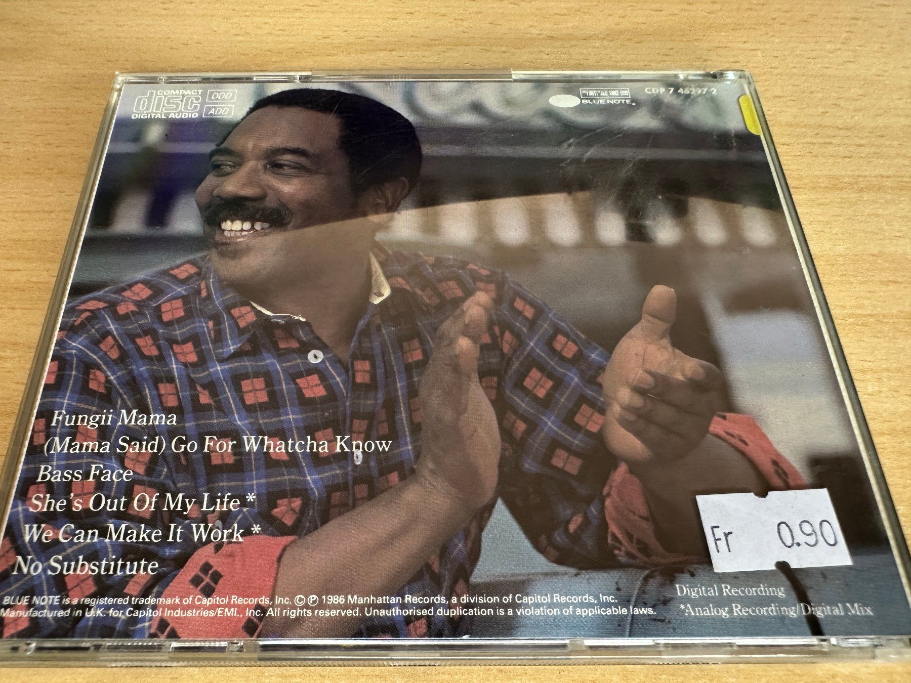 CDs: Jimmy Smith – Go For Whatcha Know – Gebraucht aus Rikon im Tösstal von Alpenmutz 1