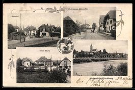 AK Kirchberg /BE, Alchenflüh-Kirchberg, Hôtel Bären, Bahnhof