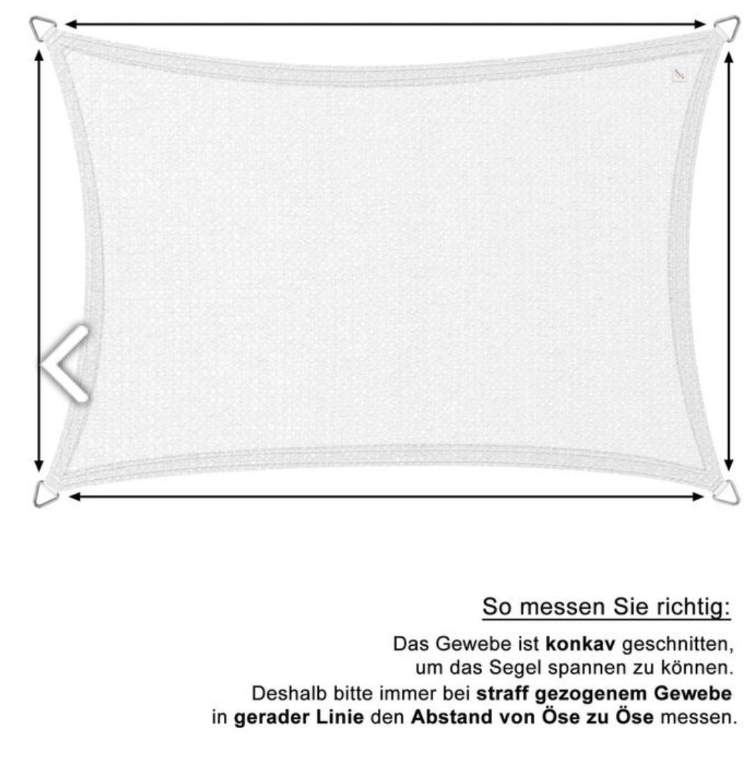 Ombrelloni: Sonnensegel Rechteck 6x8m, creme – Nuovo (secondo la descrizione) da Winterthur venduto da Ohrensessel 4