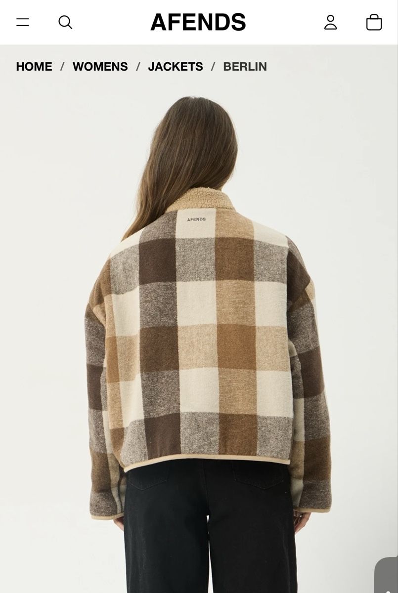 Vestes: Afends Berlin - Reversible Fleece Jacket Size M – Neuf (Voir description) à Zürich par sch_2jyl 3