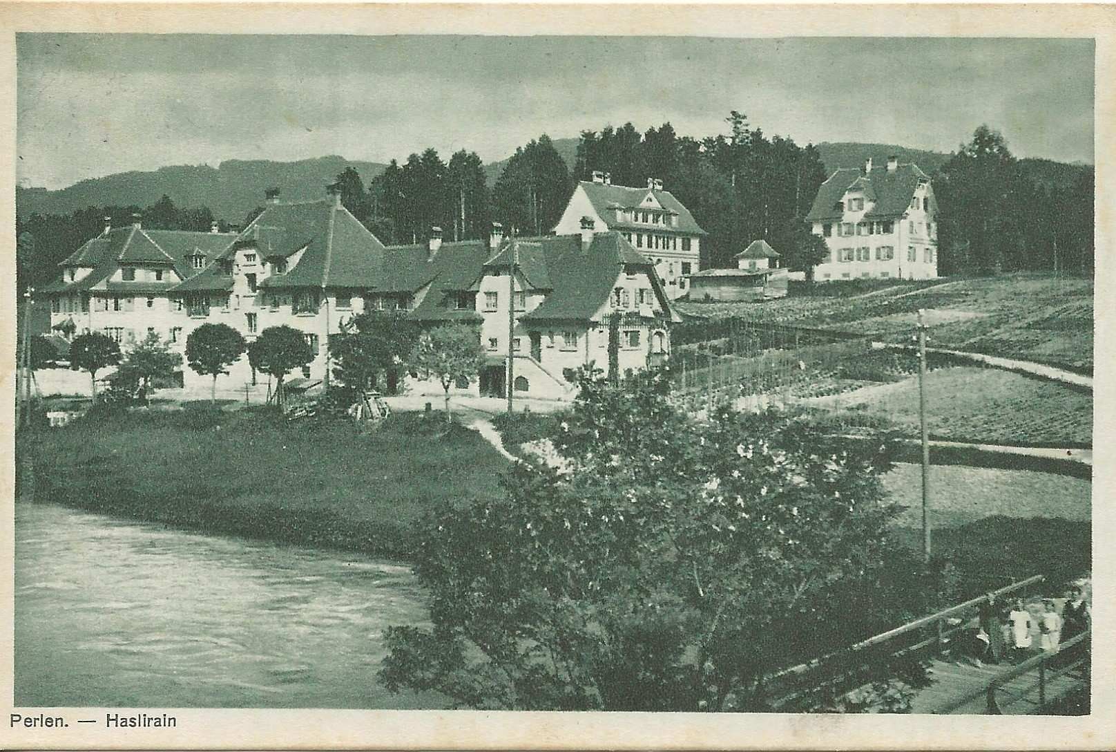 Perlen LU Quartier Haslirain bei Buchrain Root Inwil 1921 (Neu (gemäss ...