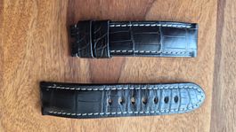 PANERAI Alligatorlederarmband Schwarz 24/22mm XL Gröse