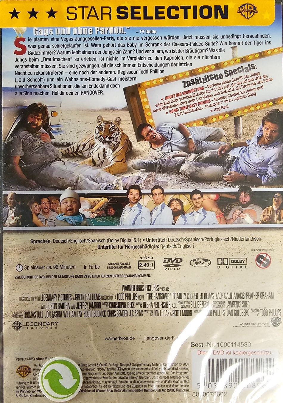 Tutti i DVDs: Hangover – Nuovo e nell'imballaggio originale da Wahlen b. Laufen venduto da Cg10 1