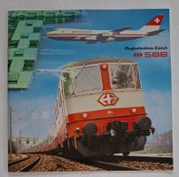 Broschüre über den Bau Flughafenlinie mit SBB und Swissair