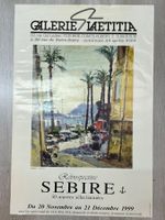 Plakat Ausstellung Sebrire Galerie Laetitia