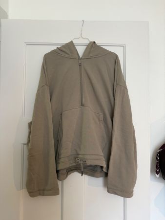 Hoodie half zip up