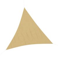 Sonnensegel Polyester Dreieck 5 x 5 x 5 m beige
