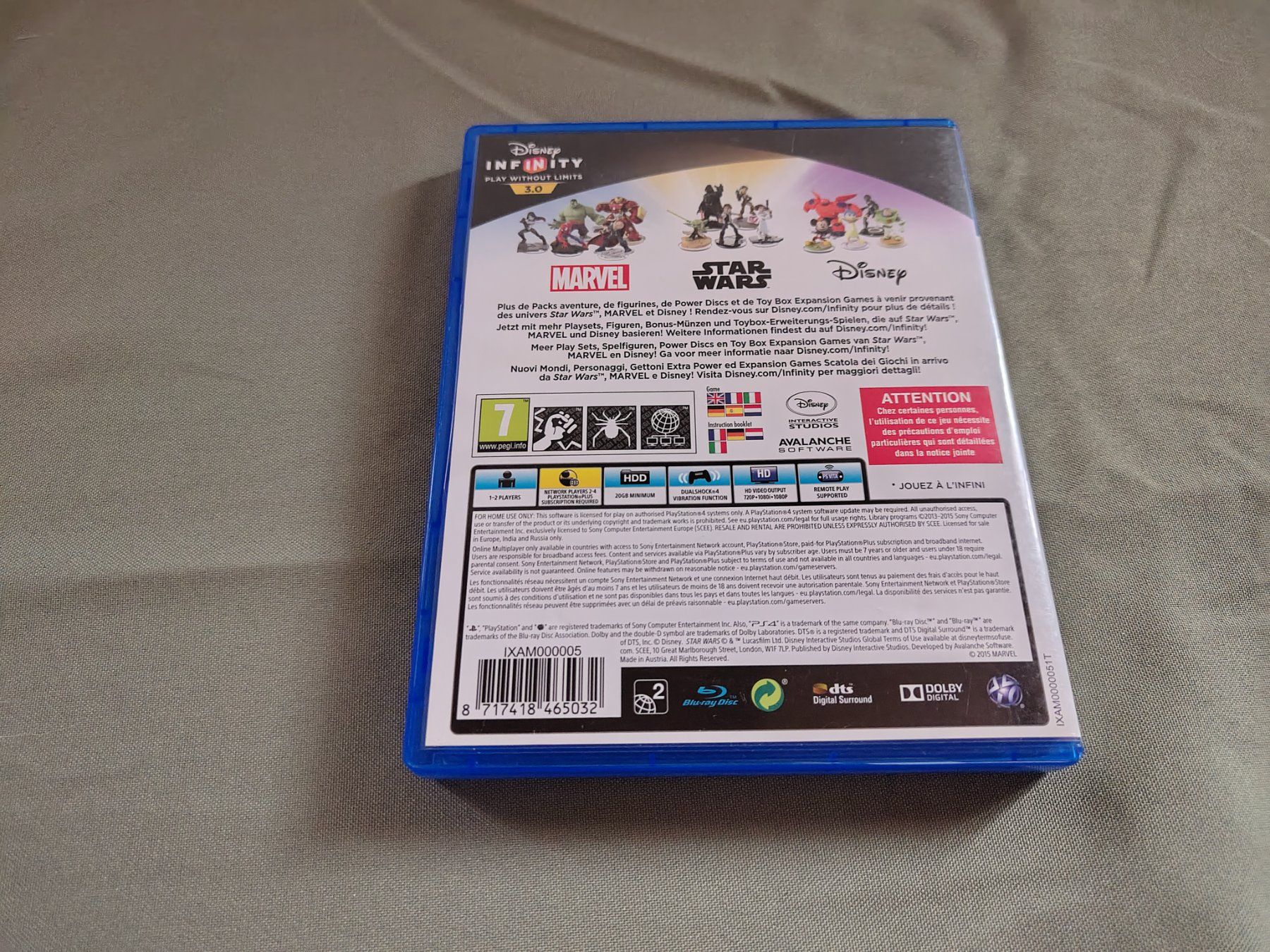 Sony Spiele: Jeu PS4 Disney Infinity 3.0 – Gebraucht aus Saxon von dan_drn5 3