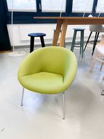 Walter Knoll Loungesessel apfelgrün - Design Sessel, 4 Stück