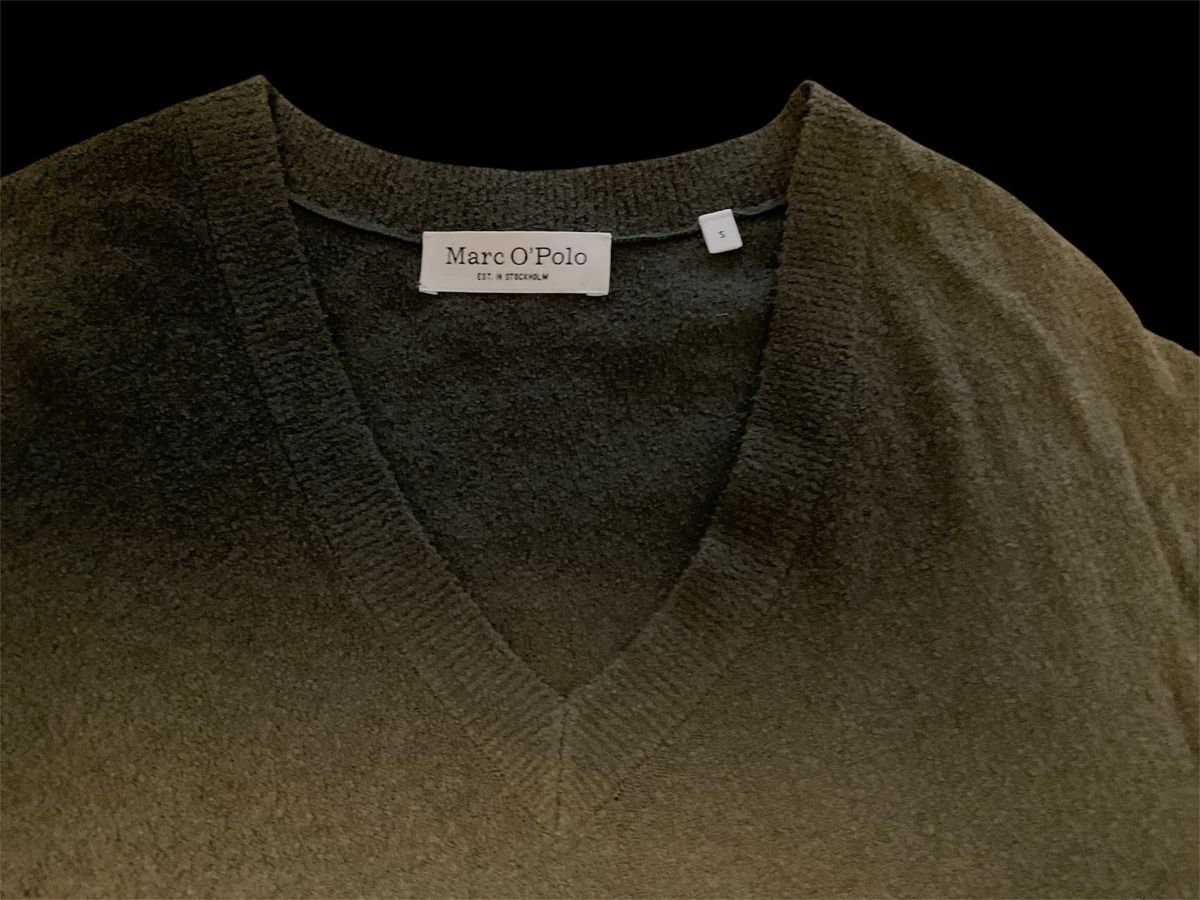 Maglioni & Felpe: Marc O Polo Khaki 3/4 Ärmel Damen Baumwollpullover S – Usato da Arzier-Le Muids venduto da Fblouet 1