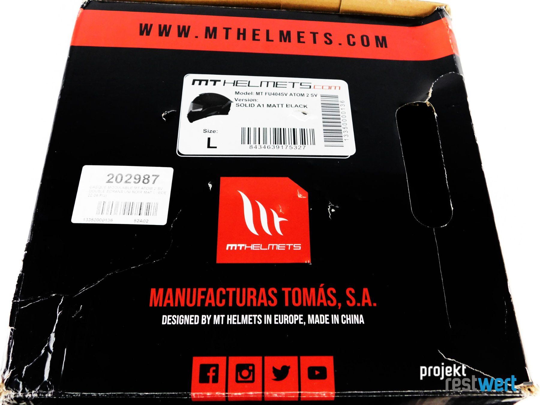 Caschi & visiere: Motoradhelm von MTHELMETS – Nuovo (secondo la descrizione) da Bülach venduto da restwert_buelach 8