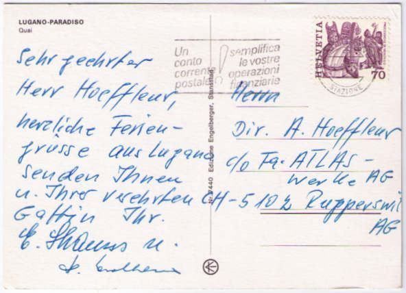 Cartoline postali: Lugano-Paradiso - Quai – Usato da Binningen venduto da Mountainrider 1