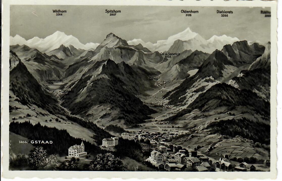 Cartoline postali: Gstaad – Usato da Hochdorf venduto da Ziegel-16