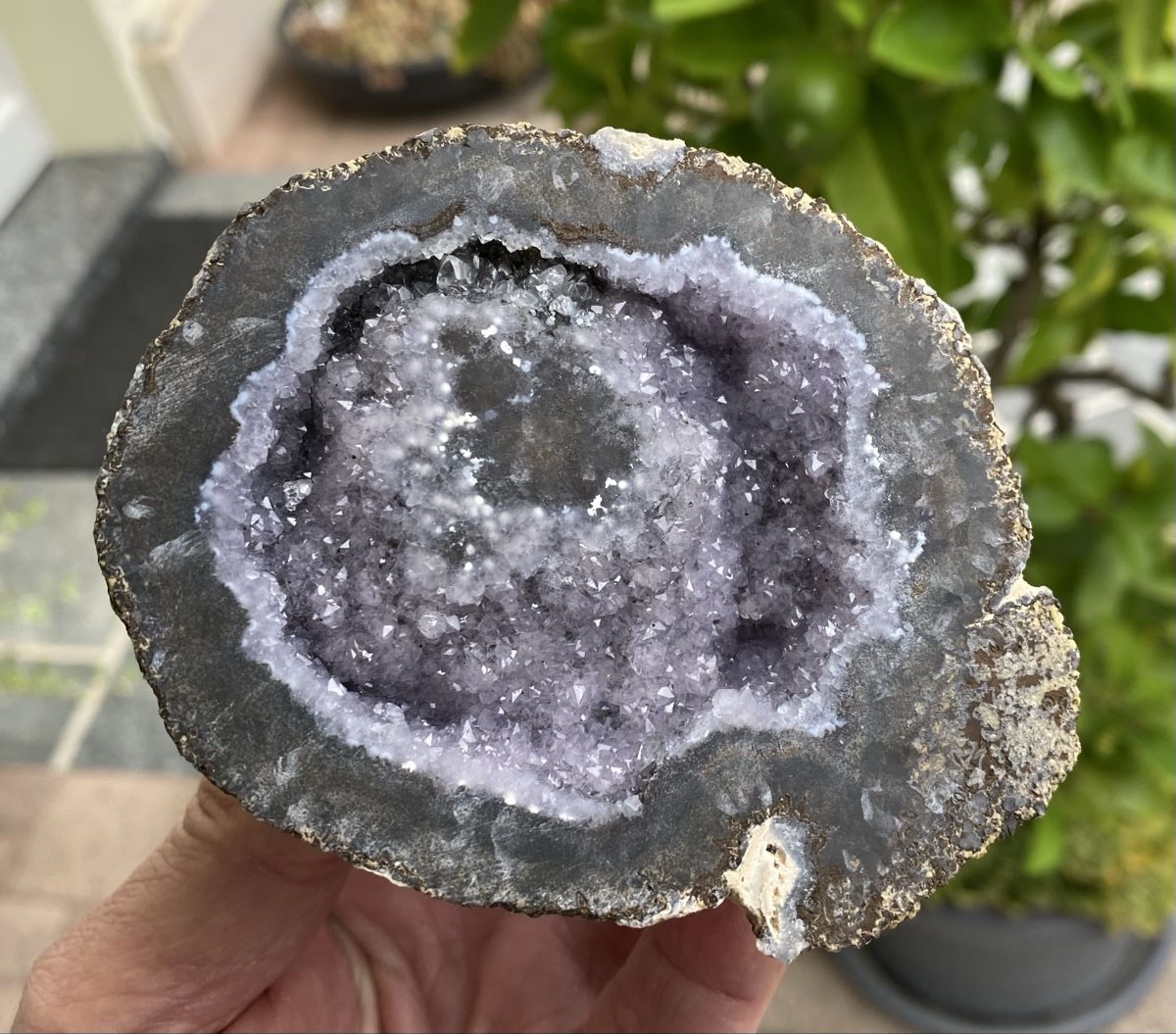 Mineralien & Heilsteine: Sehr schöne Geode  – Gebraucht aus Selzach von 321compac 7