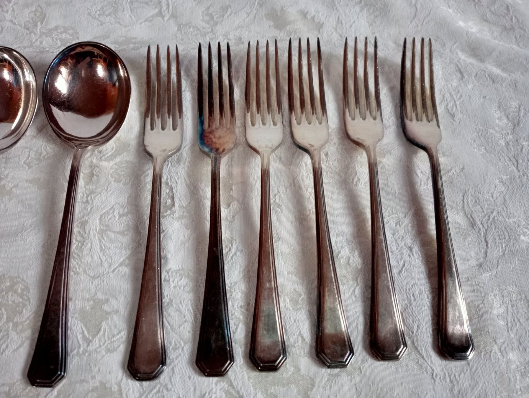 Set di posate: Mappin & Webb versilbertes Besteck 16 Teile Gabeln & Löffel – Usato da Oberdorf BL venduto da Barocki888 2