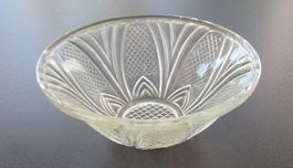 Alte kleine Glasschale, Snackschale, Dipp schale