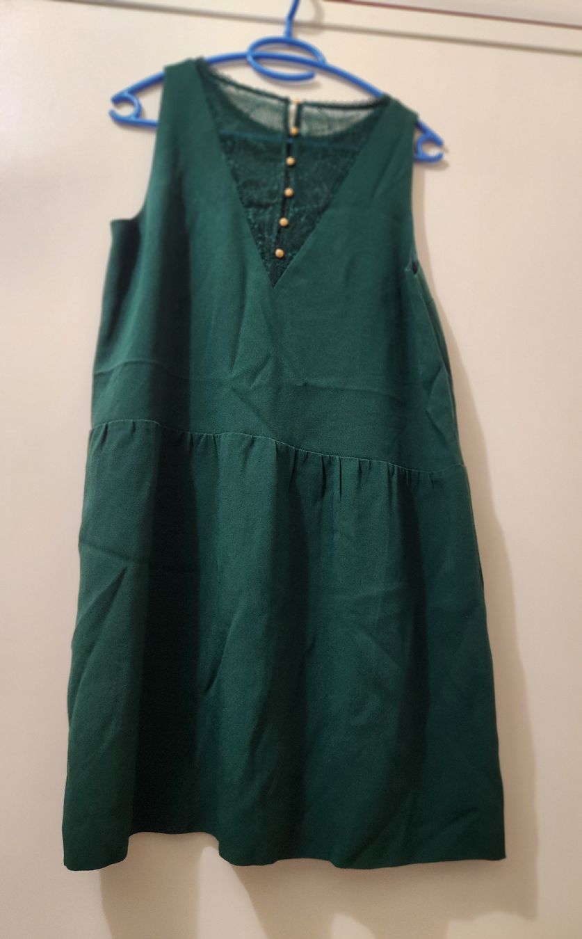 Sezane Vestiti: Robe SÉZANE dentelle vert taille 38  – Usato da Niedergösgen venduto da Eva2410 2