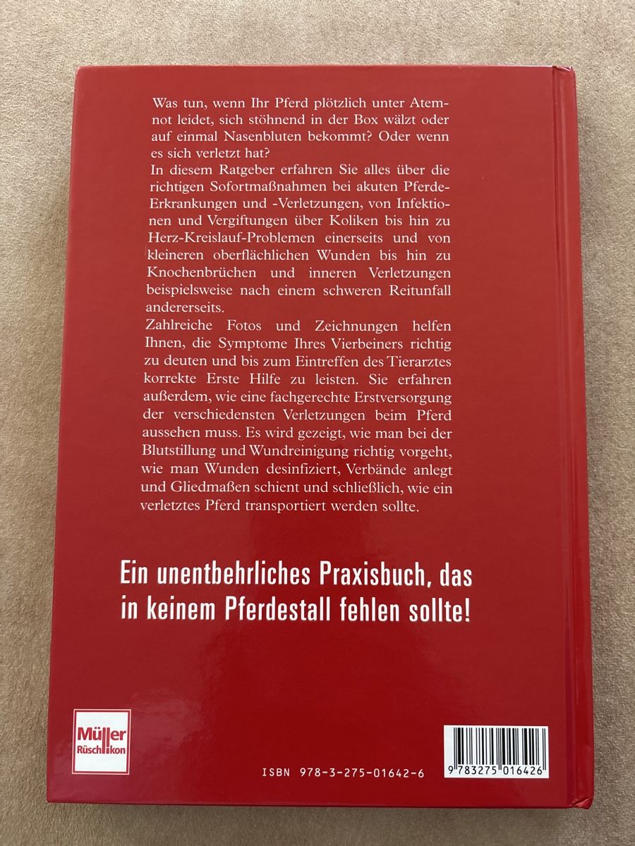 Libri: Buch Krankes Pferd was tun? – Nuovo (secondo la descrizione) da Sisseln AG venduto da Gommibaerli87 1