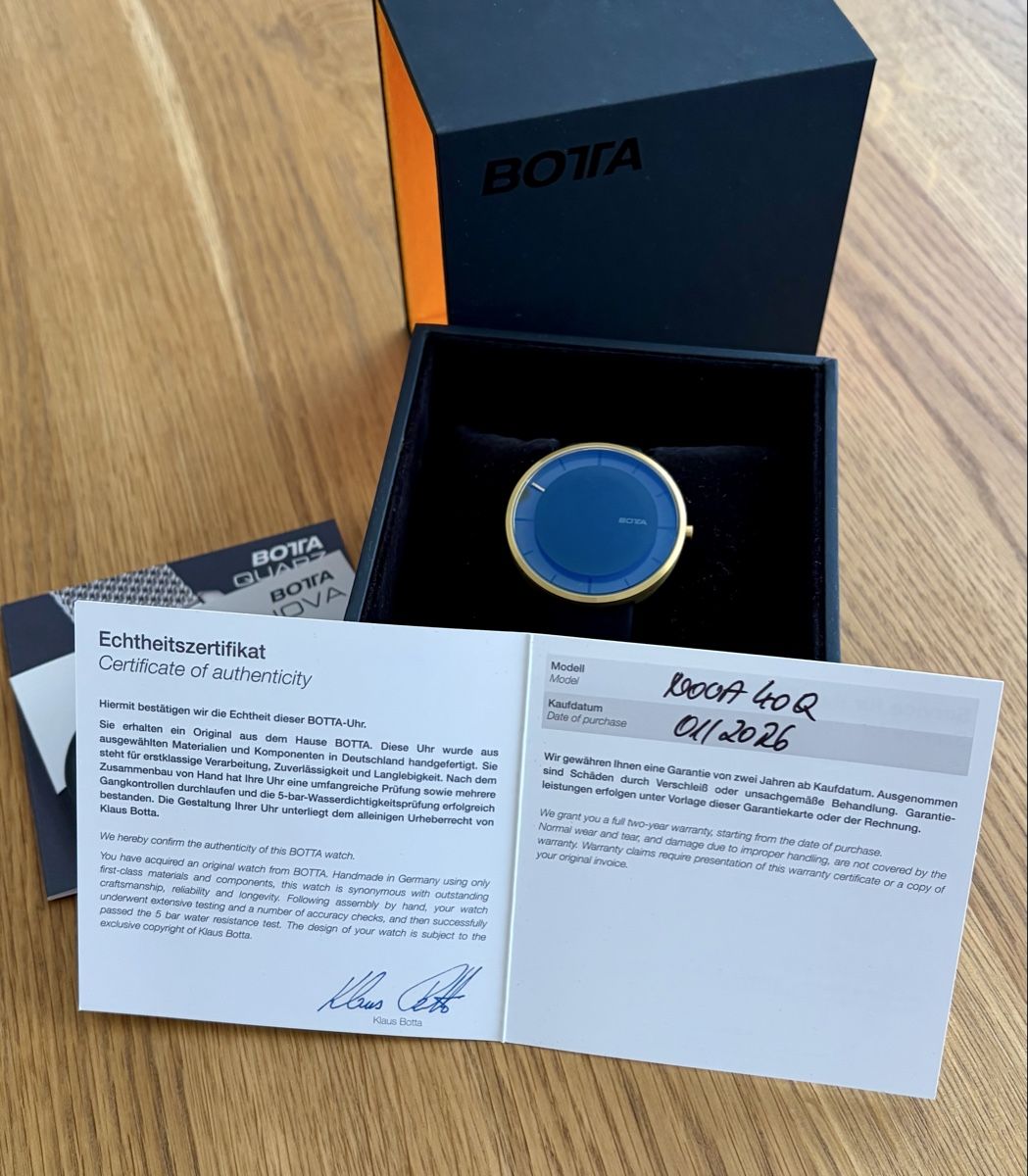 Orologi: Botta Nova Einzeiger Quarzuhr – Nuovo e nell'imballaggio originale da Chur venduto da JohnColtrane67 3