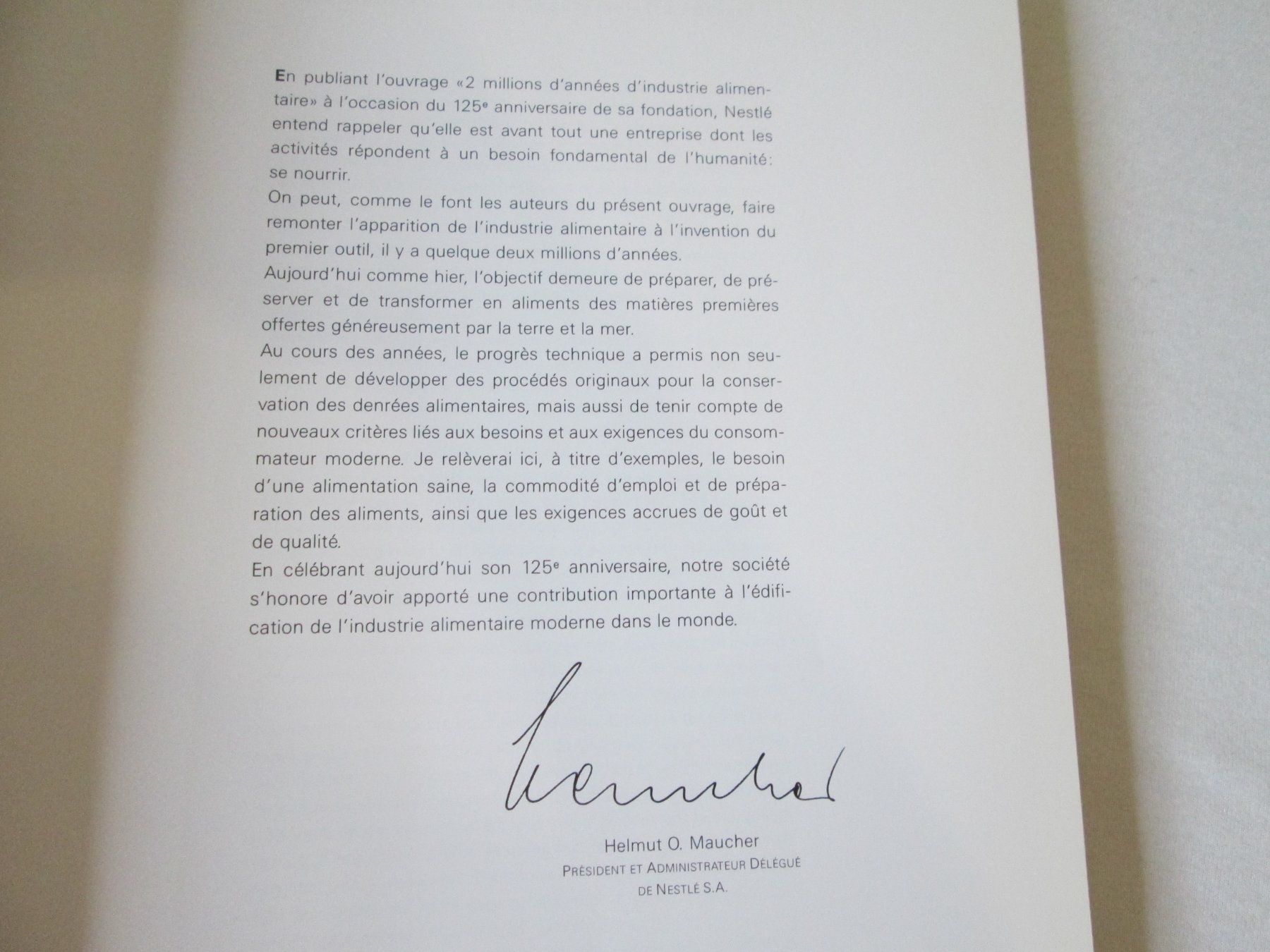 Libri: 2 millions d'années d'industrie alimentaire – Usato da Neuchâtel venduto da Dualseele 2