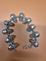 💀 Silberfarbenes Totenkopf-Armband – Neu! 💀