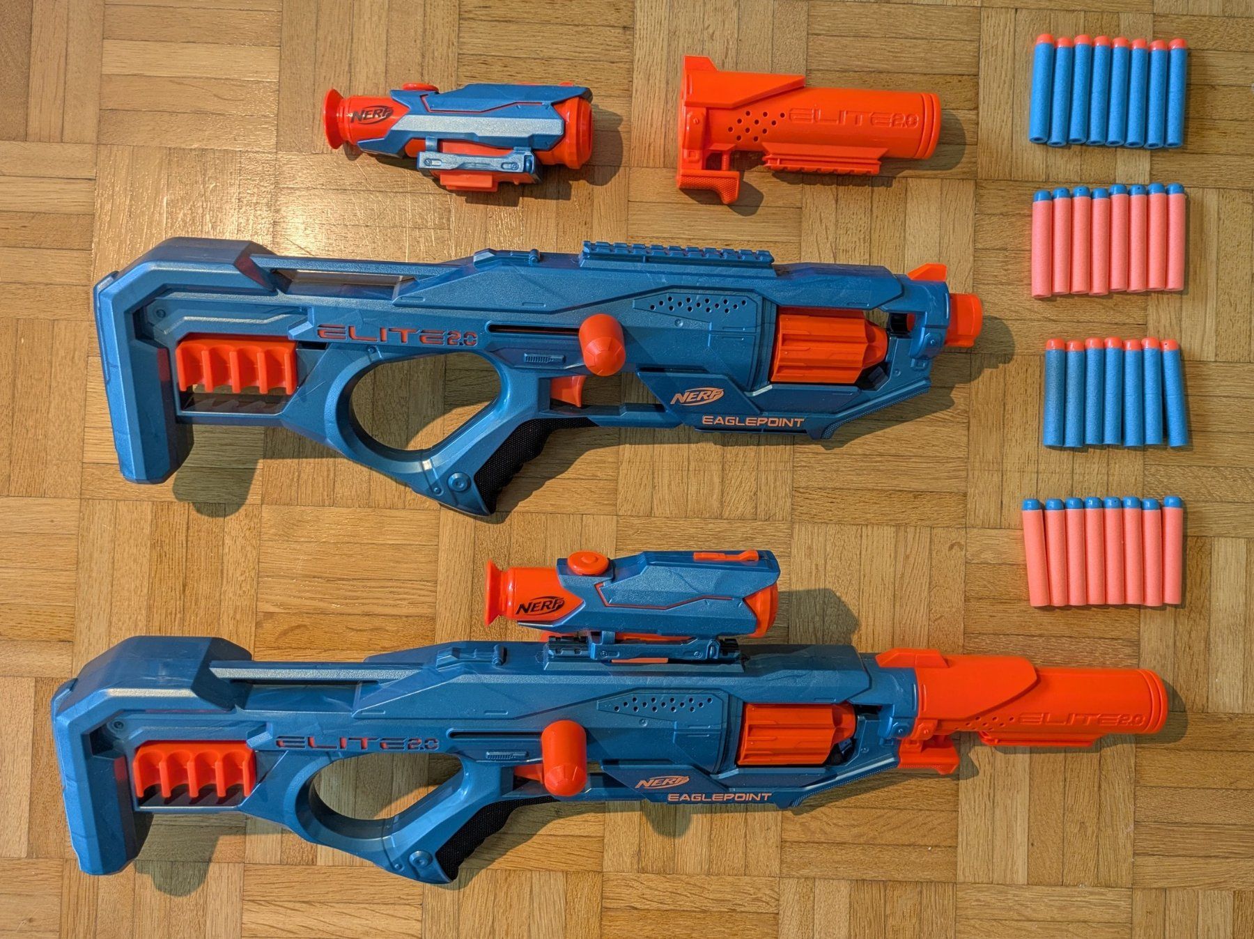 Nerf Giocattoli: Nerf Elite 2.0 Eaglepoint RD8 doppeltes Set - Wie neu – Nuovo (secondo la descrizione) da Basel venduto da Lobbyhoe