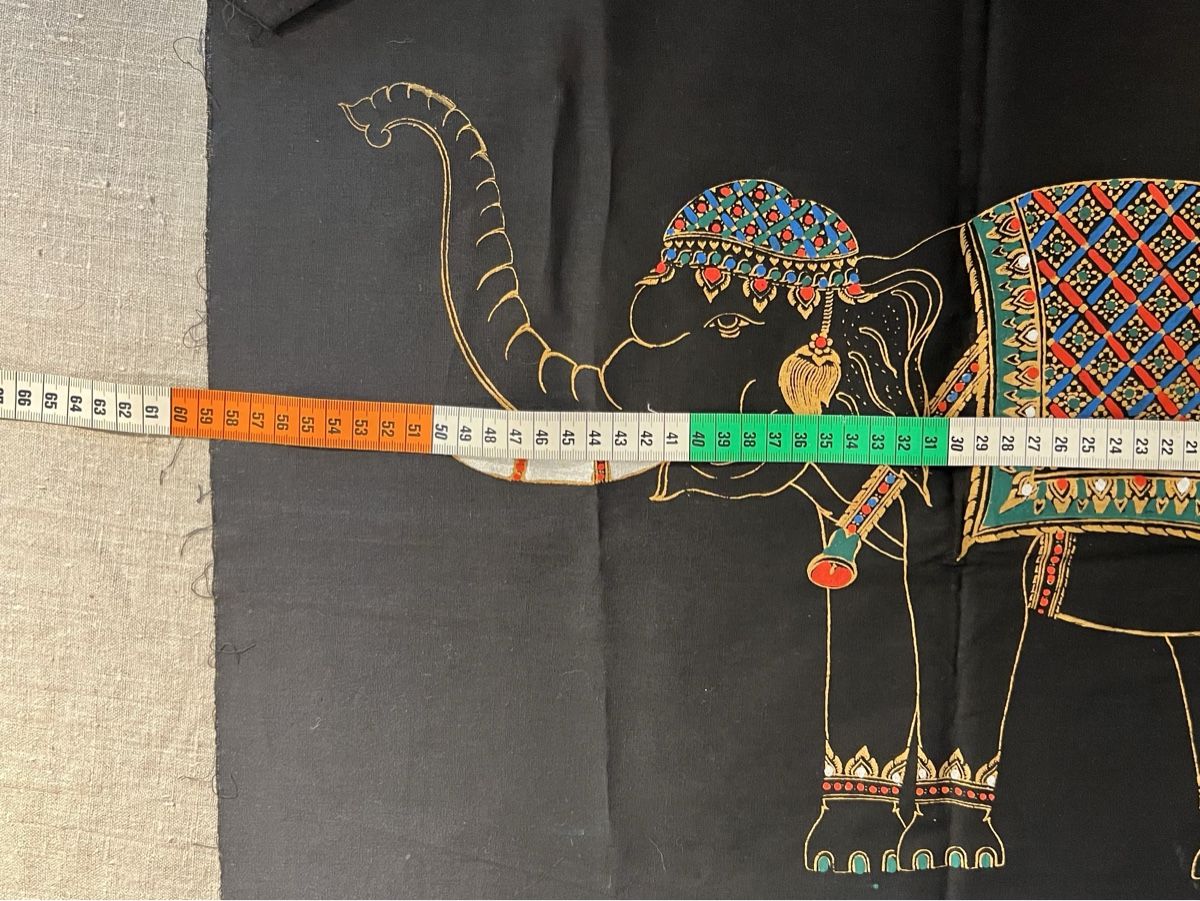 Tutte le decorazioni: Tenture murale éléphant peint main Thaïlande, 80s – Usato da Genève venduto da DELIRBEADS 7