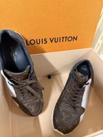 Louis Vuitton Sneaker Leather Brown Black