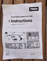 Thule Rapid System Kit 1398 Seat Leon 05-12