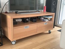 Super Angebot! TV Unterschrank Holz mit Rollen gute Zustand