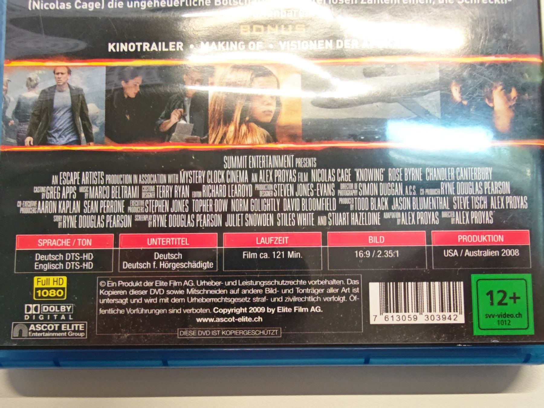 Tutti i DVDs: Knowing – Usato da Liestal venduto da Kratzilla 3