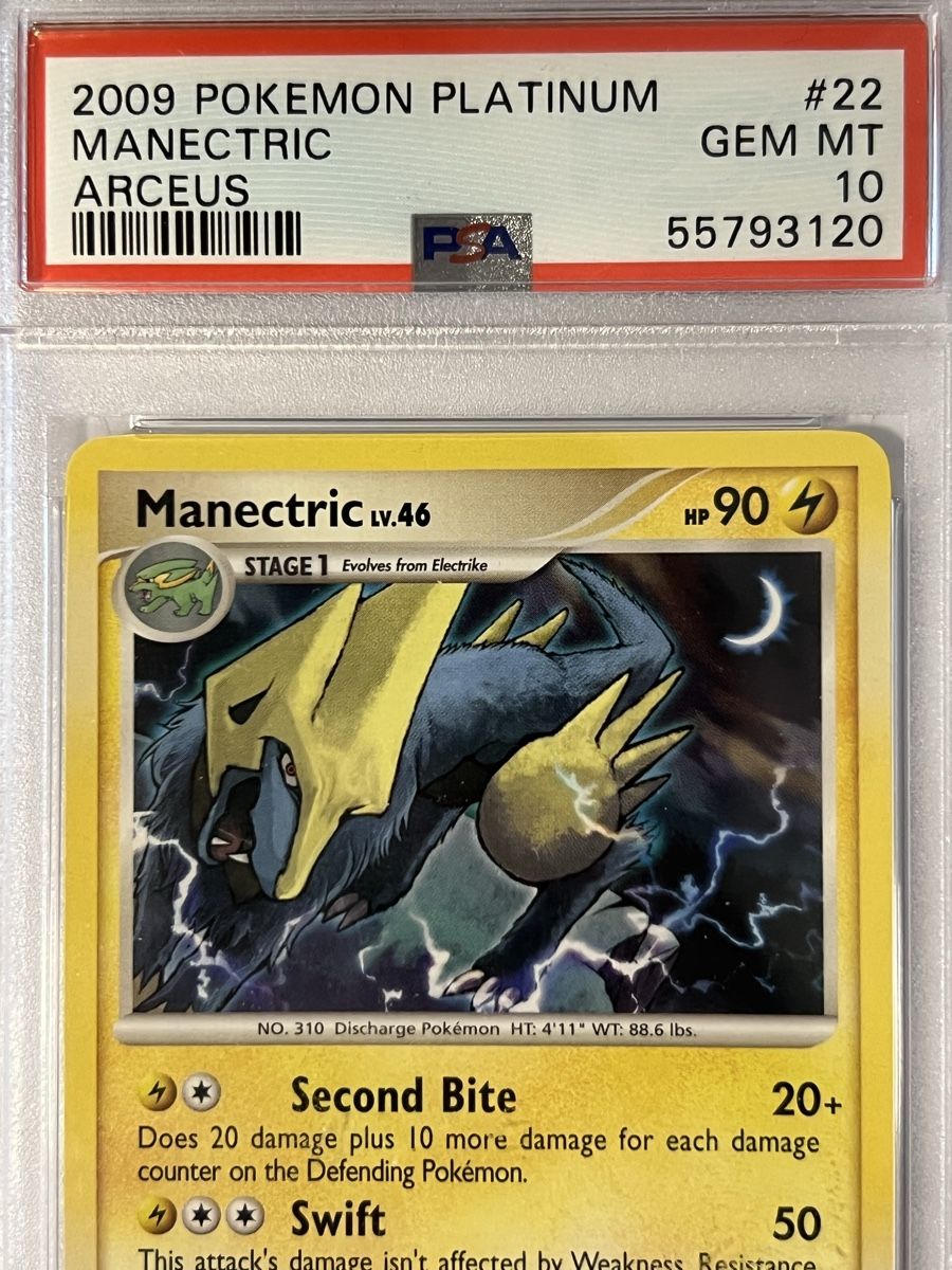 Pokémon Carte collezionabili: Pokemon Karte Manectric Platinum Arceus PSA 10 Pop 2 – Usato da Almens venduto da dra_mql5