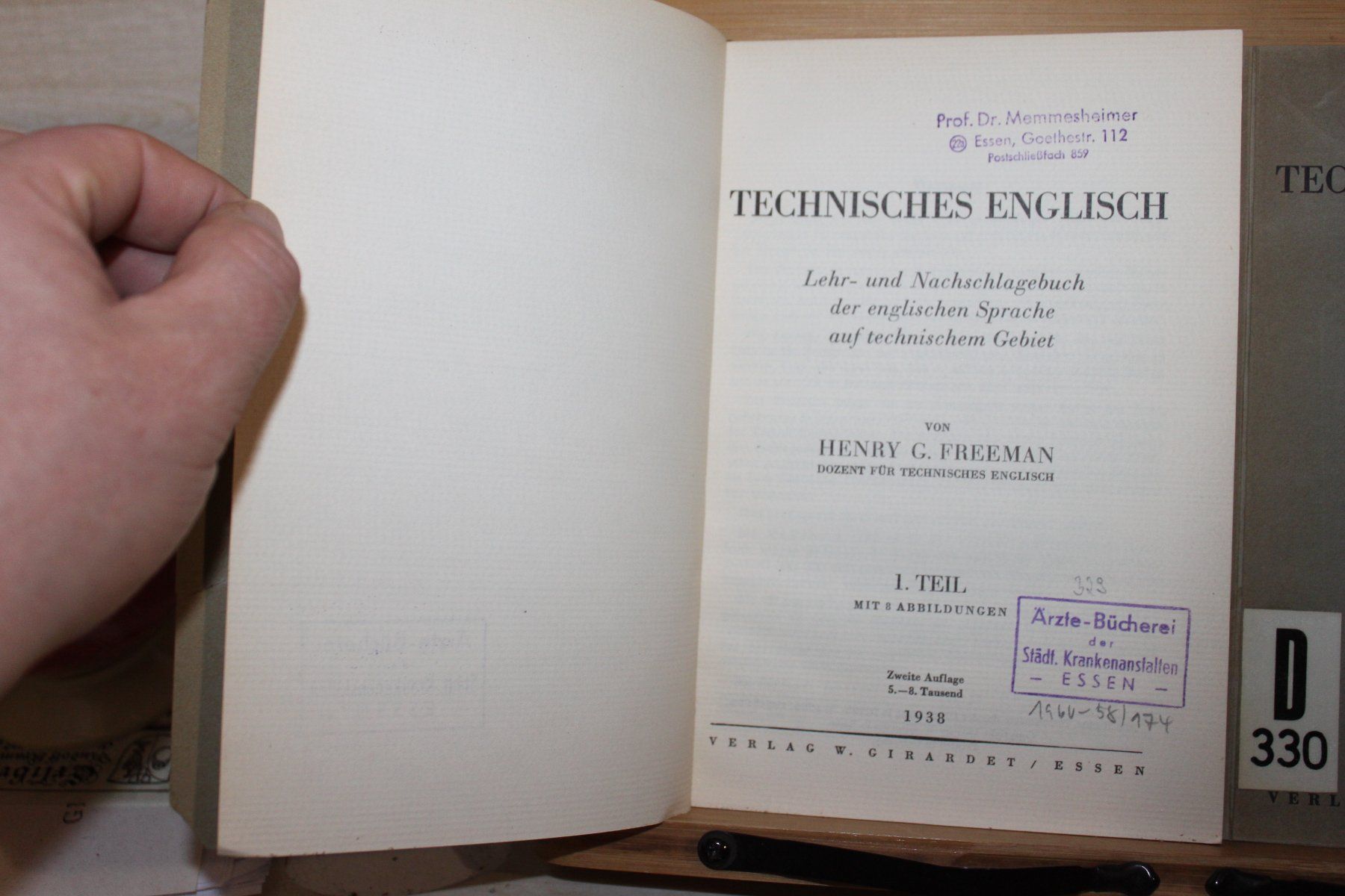 Libri: Technisches Englisch Teil 1+2 - Henry G. Freeman – Usato da Kaden venduto da Buchantiquariat 1