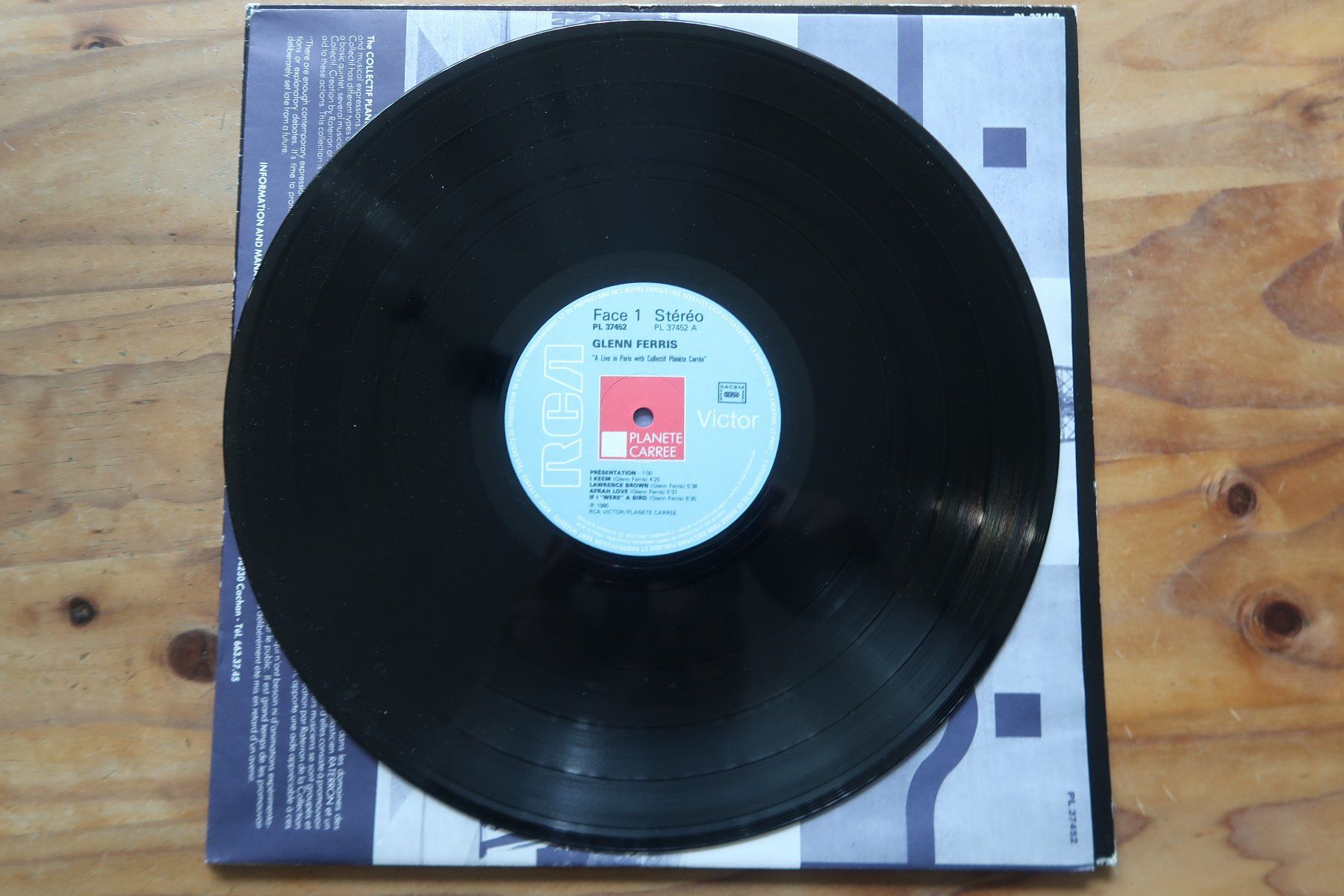 Schallplatten: GLENN FERRIS - A LIVE IN PARIS - VINYL LP – Gebraucht aus Basel von Patiscat 3