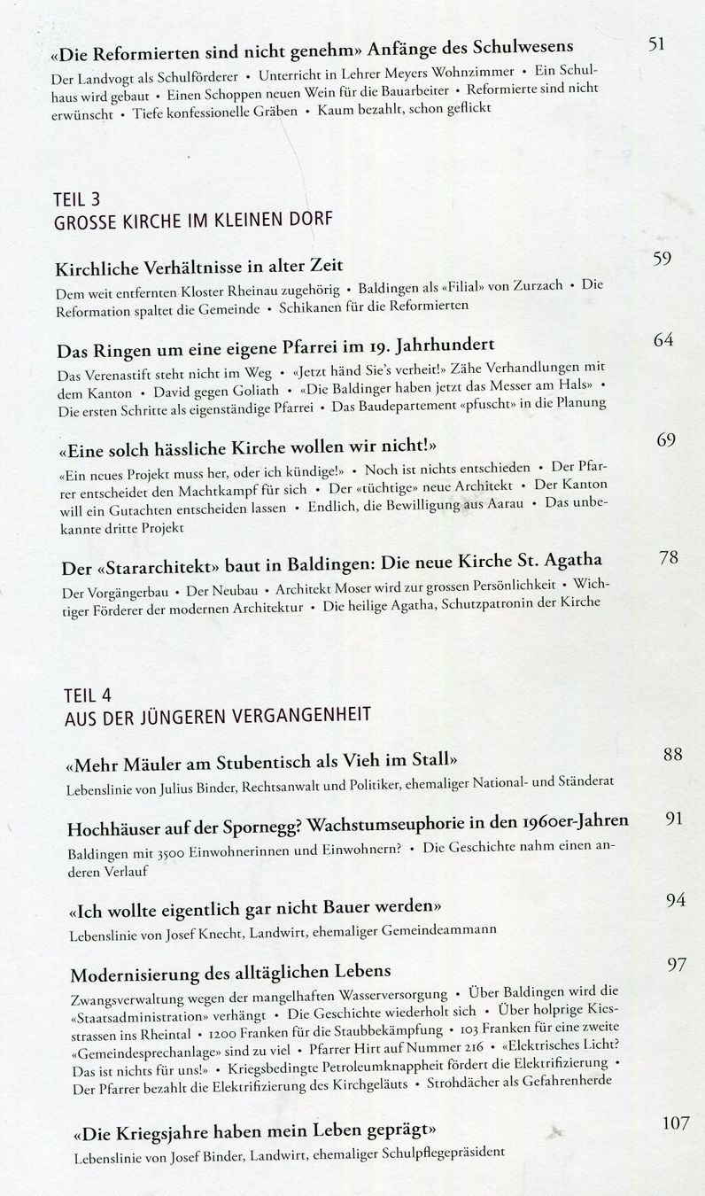 Libri: Baldingen, Zurzach, Ortsgeschichte – Usato da Aarau venduto da Elmaar41 3