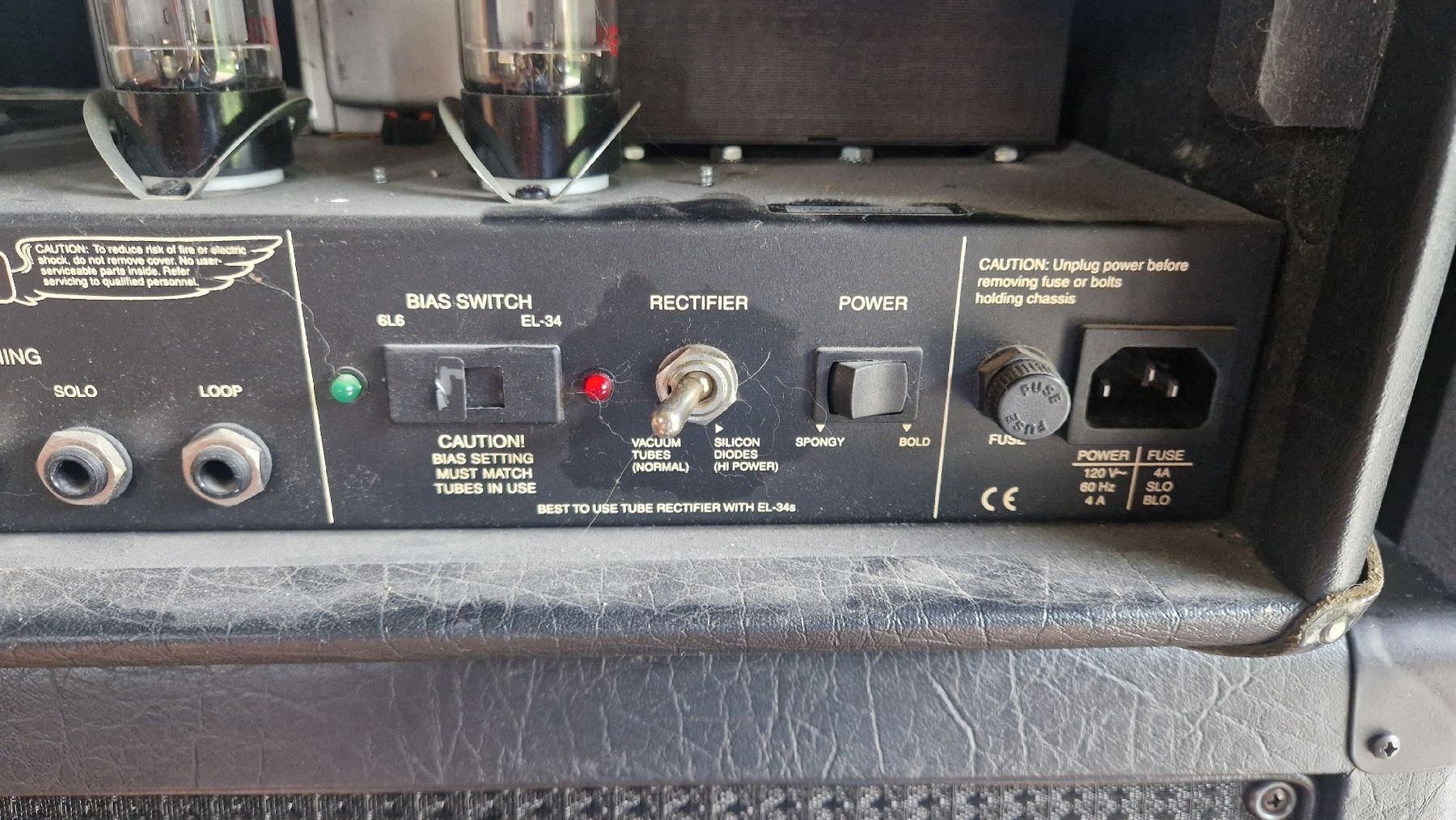 Mesa Boogie Amplificatori: Mesa/Boogie Dual Rectifier Solo Head 100W USA – Usato da Bellinzona venduto da Bodpa 4