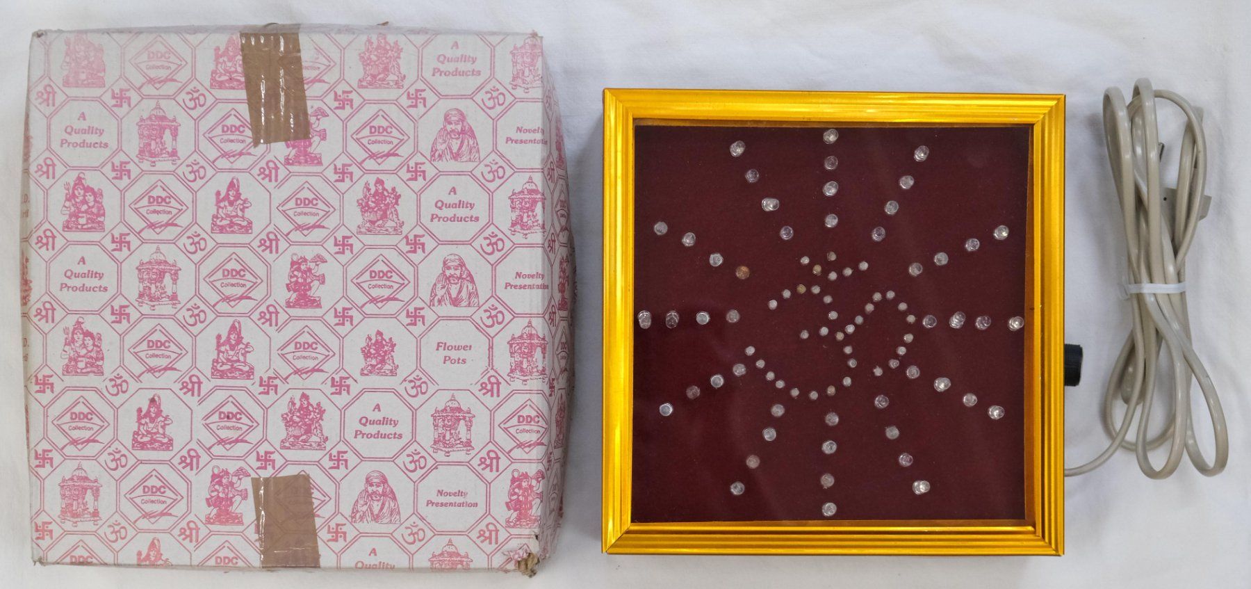 Tutte le decorazioni: Om Bild Holz-Box mit Lauflicht Indien – Usato da Zürich venduto da Melody2000 6