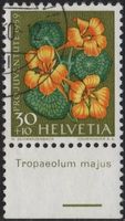 30 Rp. Kapuziner mit TAB (Tropaeolum majus)