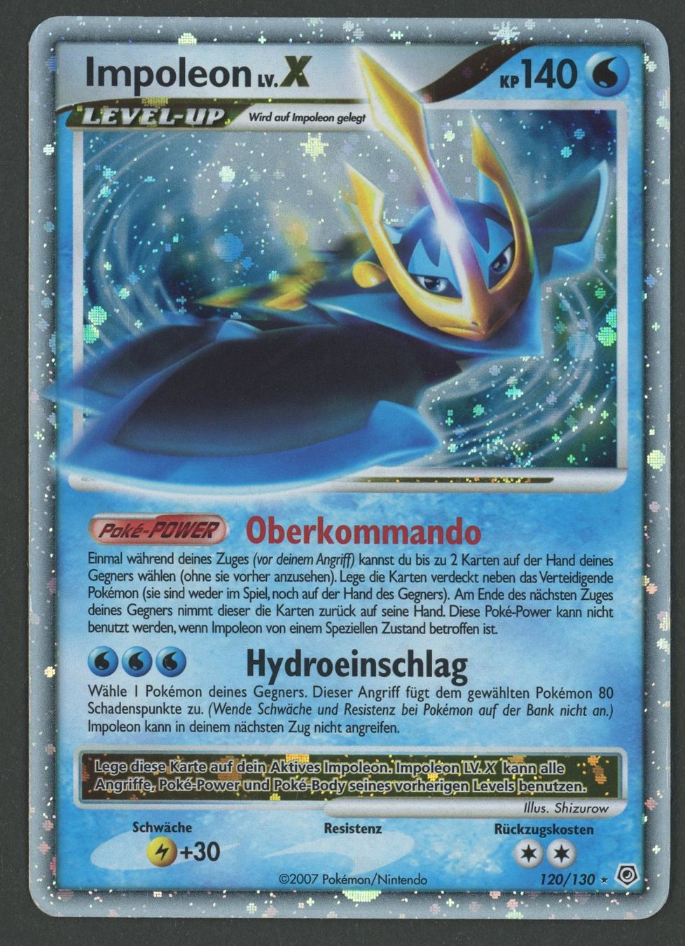 Pokémon Carte collezionabili: Impoleon Lv.X 120/130 DE ab 1.- – Usato da Rupperswil venduto da gengarbasar