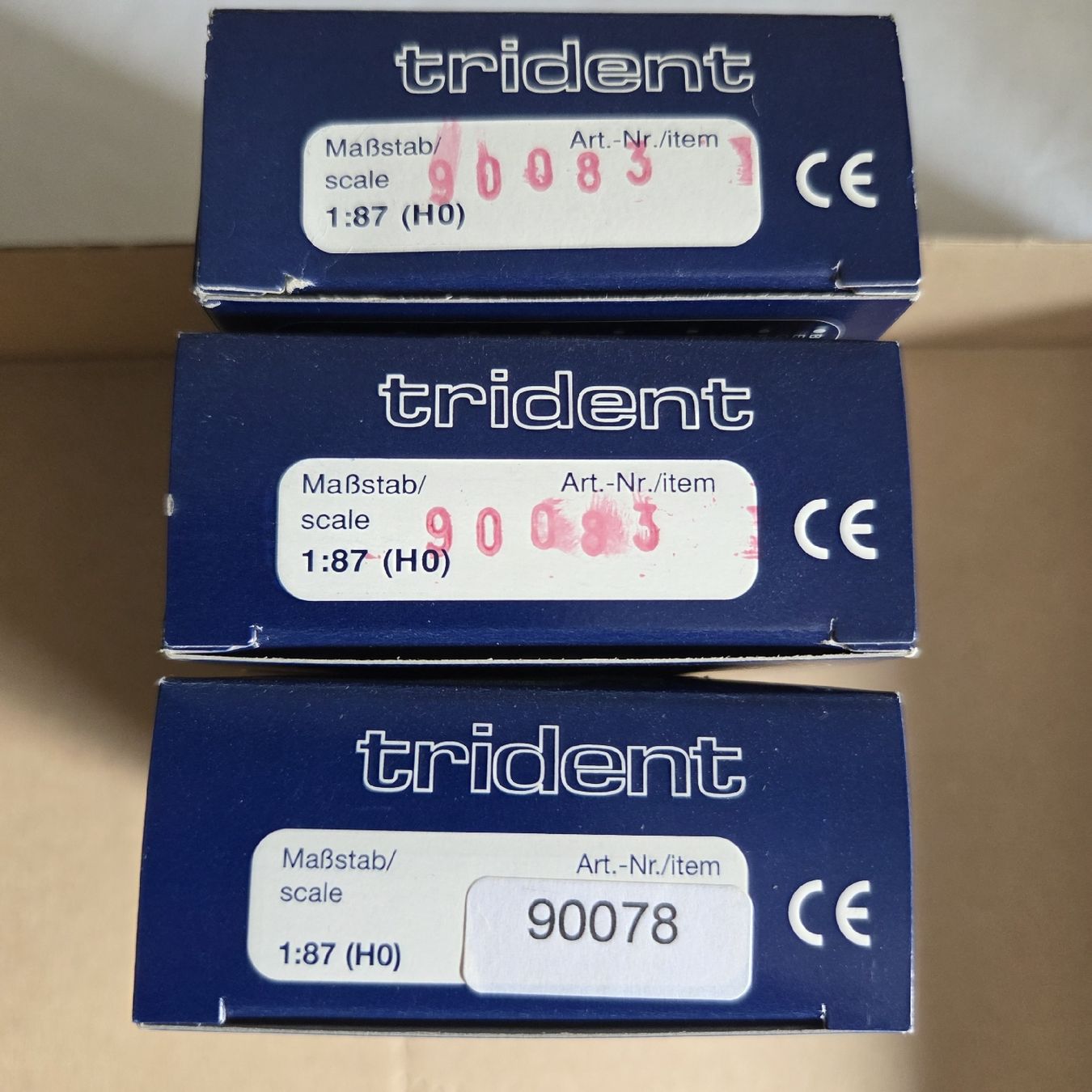 Modellini d'auto: Trident Modellautos 3er Set  1:87 – Nuovo (secondo la descrizione) da Stans venduto da Ducati16 5