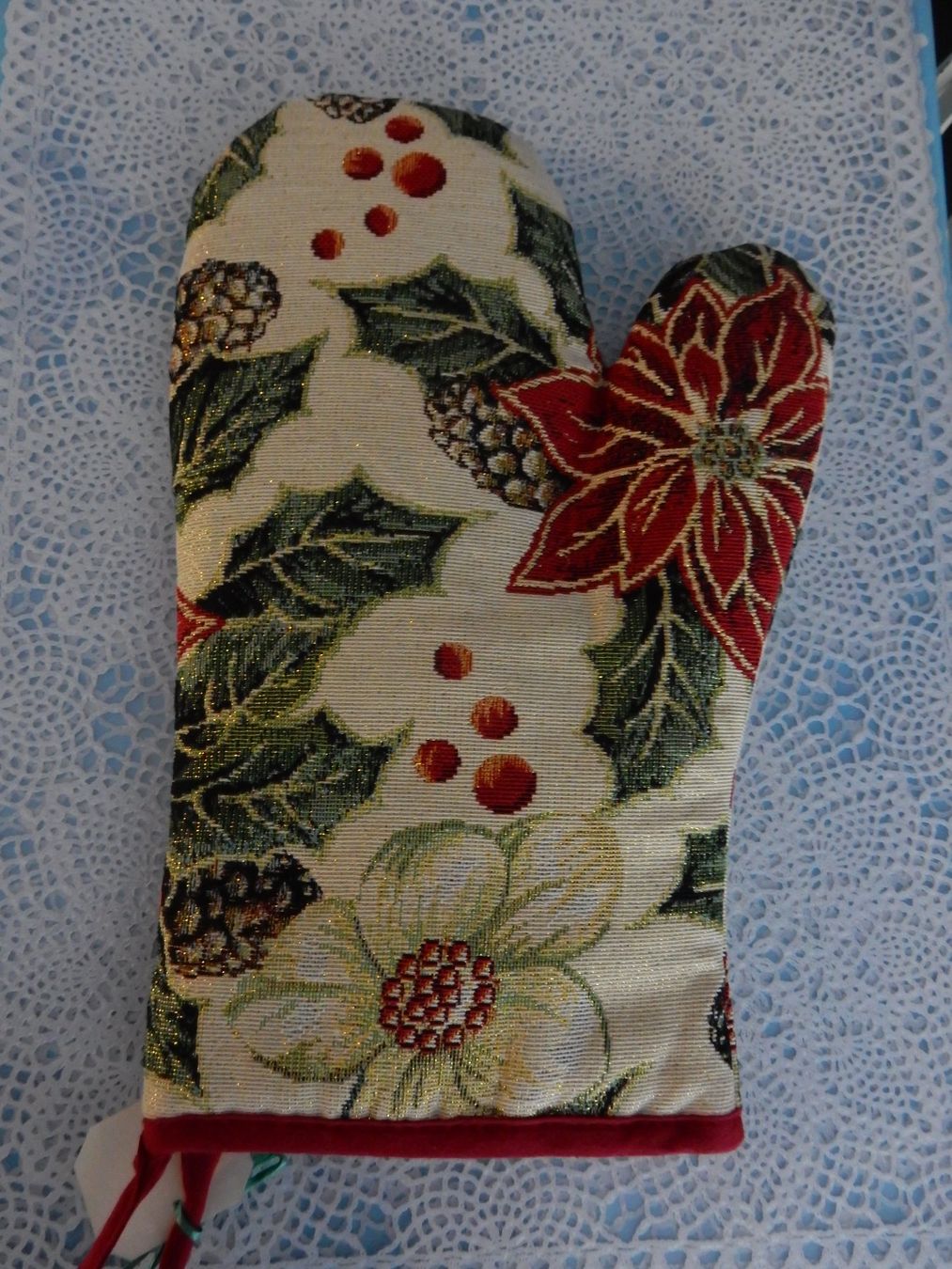 Guanti & manicotti: Ofenhandschuh mit Weihnachtsstern Backen Ofen – Nuovo (secondo la descrizione) da Jona venduto da simongarden 1