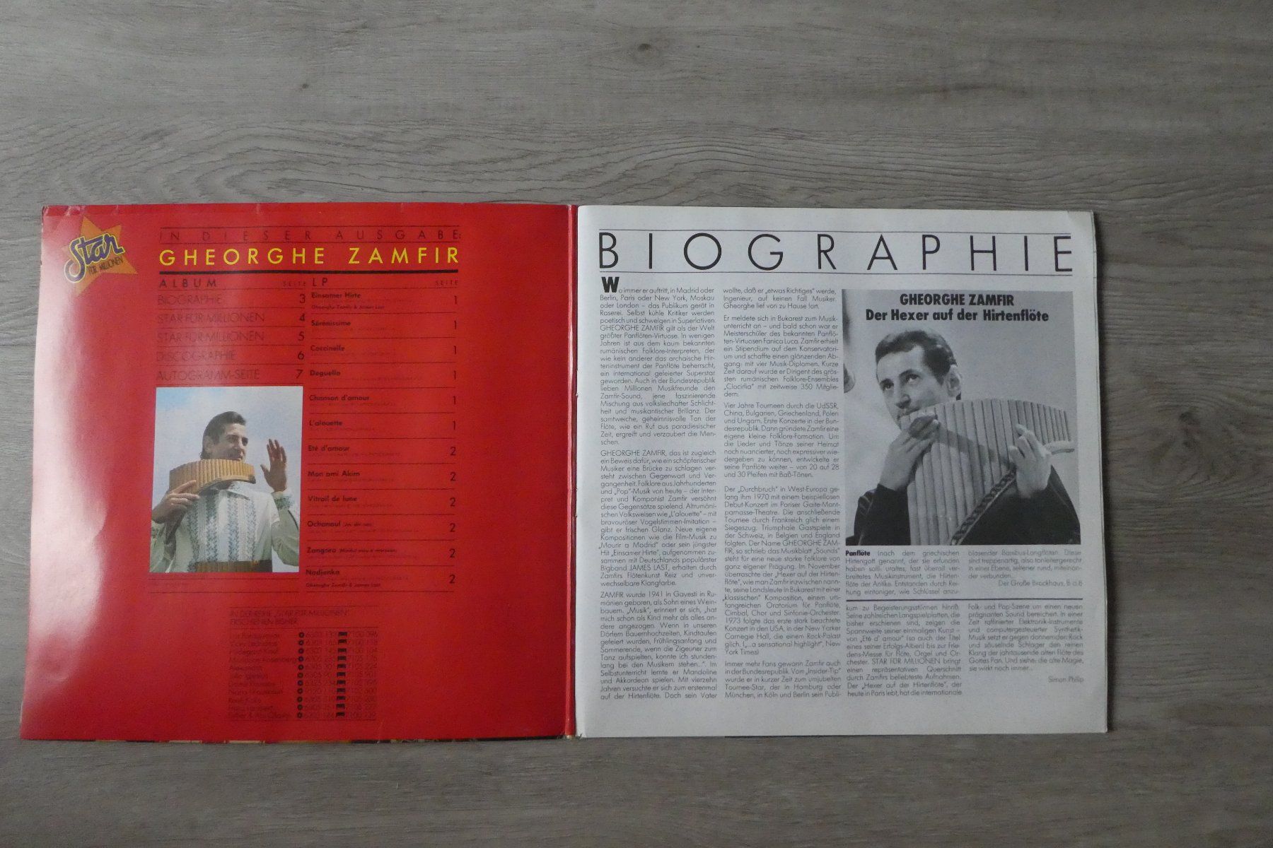 Dischi in vinile: Gheorghe Zamfir LP – Usato da Andelfingen venduto da Annegret06 1