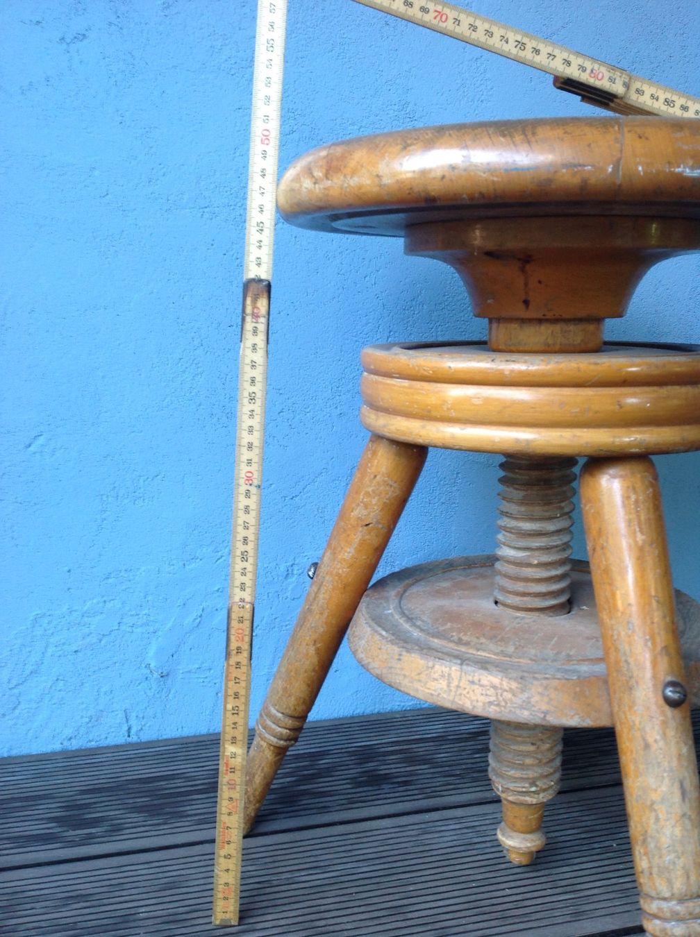 Sgabelli: holz hocker / tabouret d'horloger / Uhrmacherhocker – Usato da Vuiteboeuf venduto da broticaire 5
