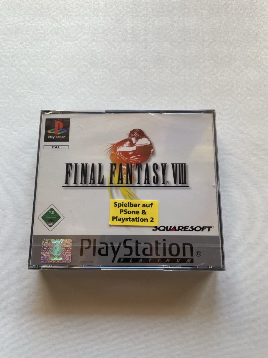 Sony Giochi: Final Fantasy VIII PSone Platinum Edition SEALED – Nuovo e nell'imballaggio originale da Luzern venduto da OlpeStyle