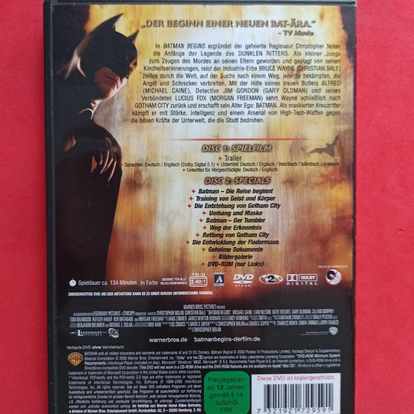 Alle DVDs: Batman Begins - Special Edition – Gebraucht aus Dübendorf von kb86_MOVIE 1